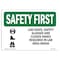 Signmission OSHA Sign, Lab Coats Glasses And W/ Symbol, 10in X 7in Decal, 10" W, 7" H, Landscape OS-SF-D-710-L-10664 - alternate 1